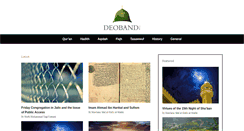 Desktop Screenshot of deoband.org